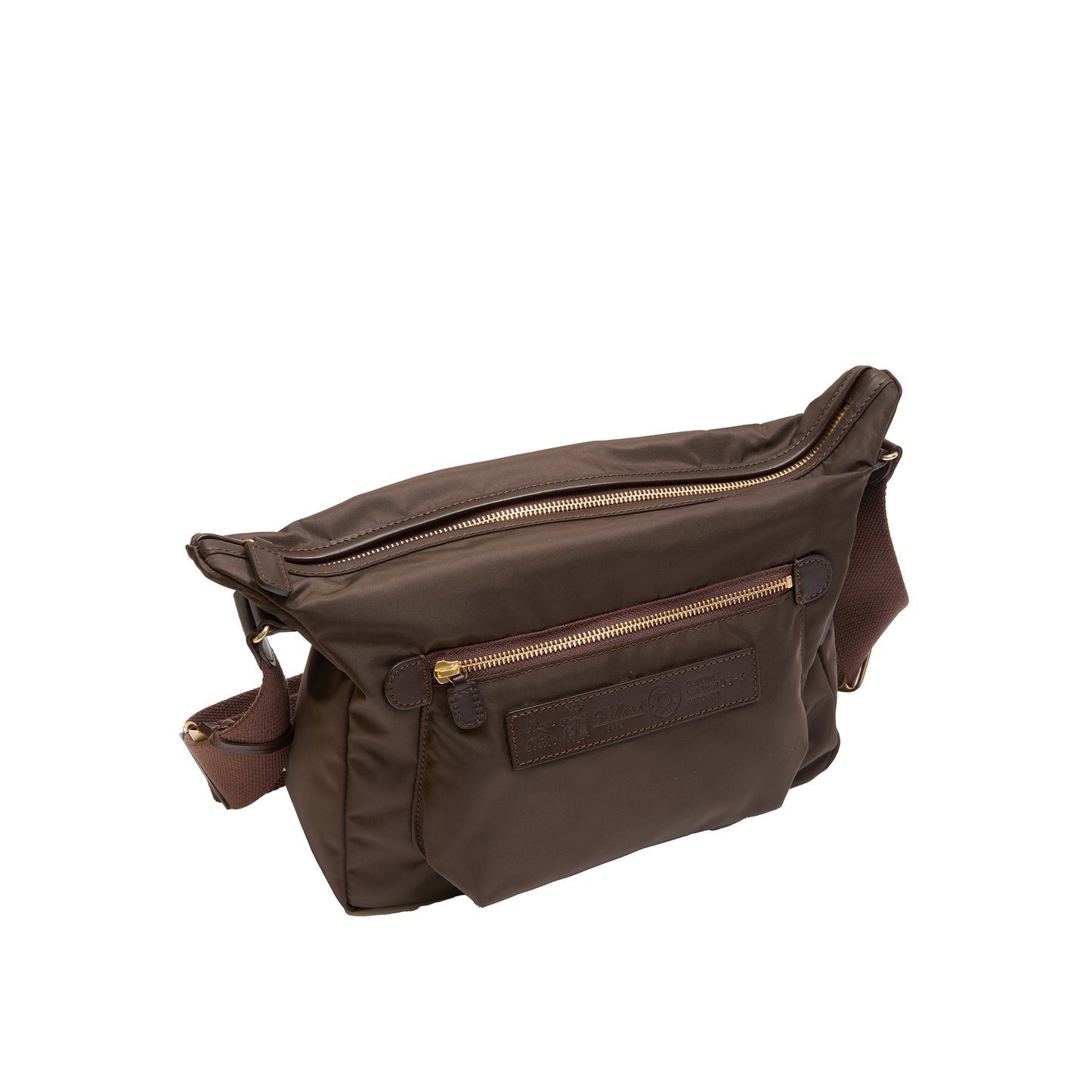 Felisi Willy Nylon Shoulder Bag in Dark Brown
