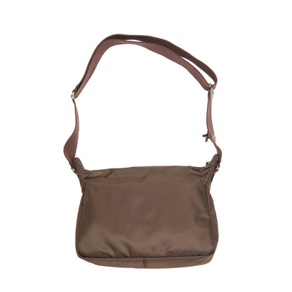 Felisi Willy Nylon Shoulder Bag in Dark Brown