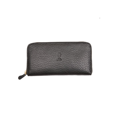 Felisi Zip Calfskin Wallet in Black