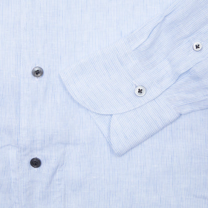 Finamore Tokyo Capri Linen Shirt in Stripe