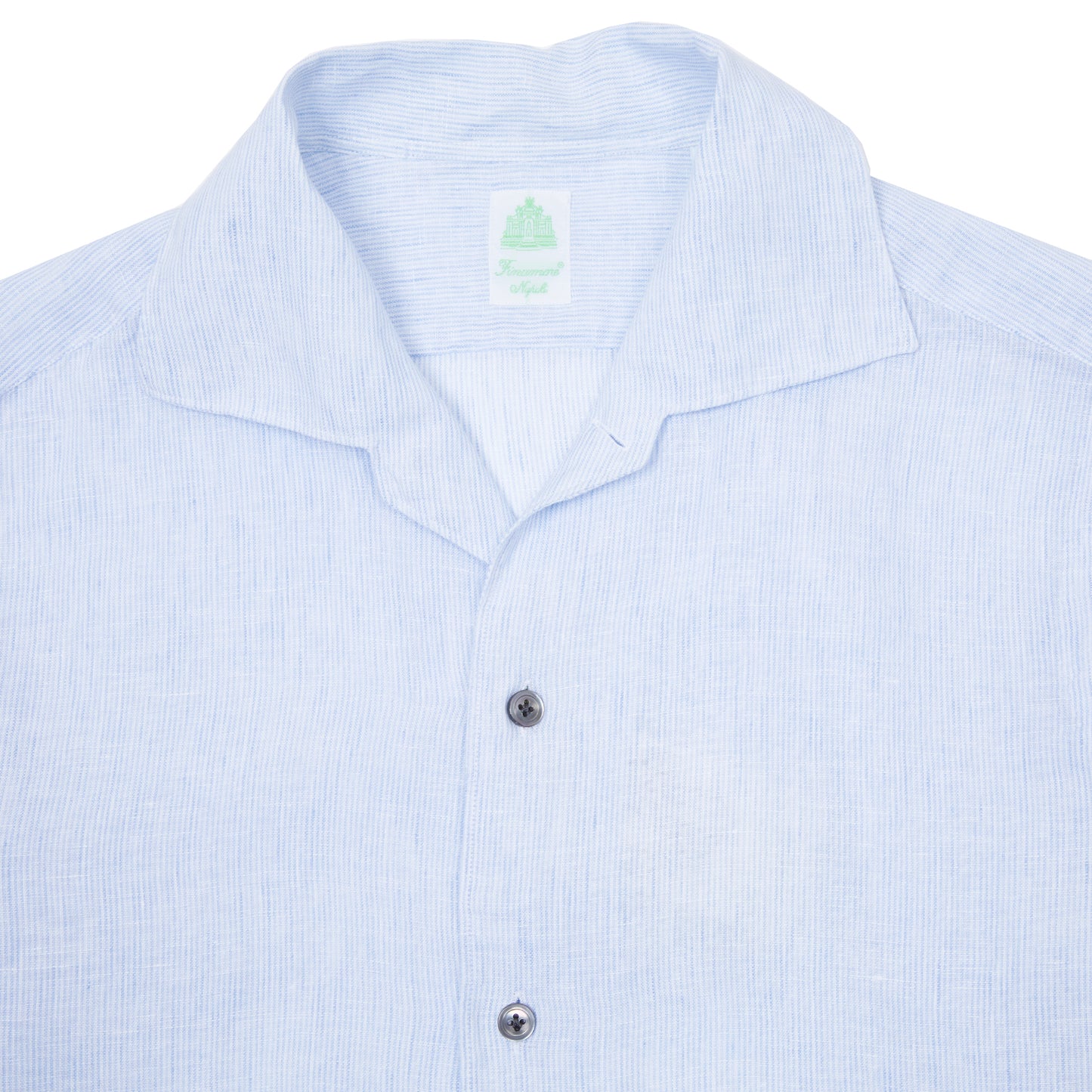 Finamore Tokyo Capri Linen Shirt in Stripe