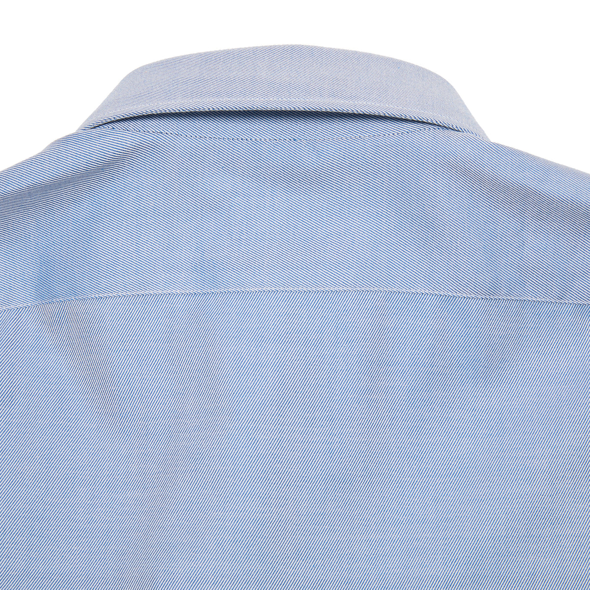 Finamore Napoli Luigi Cotton-Silk Shirt in Sky Blue