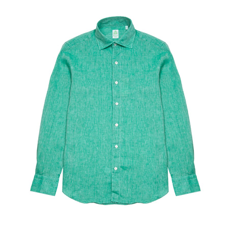 <p>Tokyo regular fit casual shirt in light crisp linen.</p> <p>100% Linen.</p> <p>Made in Italy. </p> <p> </p>