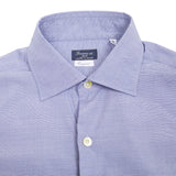 Finamore Napoli Cotton Shirt in Blue 2