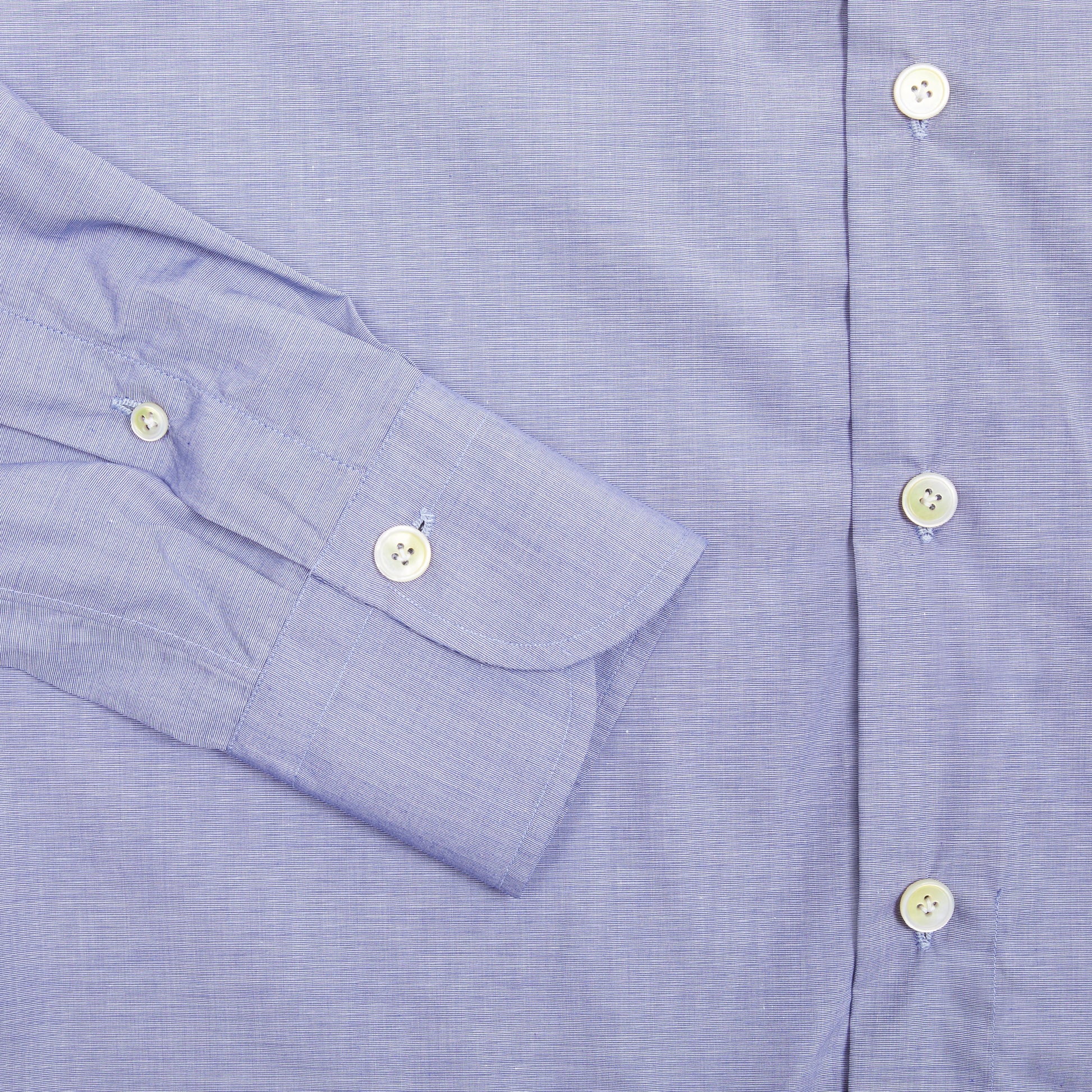 Finamore Napoli Cotton Shirt in Blue 3