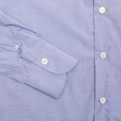 Finamore Napoli Cotton Shirt in Blue 3