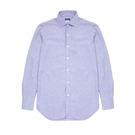 Finamore Napoli Cotton Shirt in Blue 