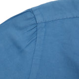 Finamore Napoli Cotton/Cashmere Shirt in Blue