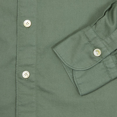 Finamore Tokyo Oxford Shirt in Green
