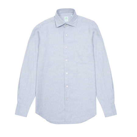 Finamore Tokyo Luigi Shirt in Pale Blue