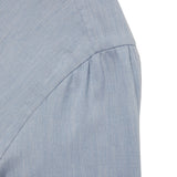 Finamore Napoli Cotton/Cashmere Shirt in Light Blue