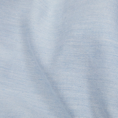 Finamore Napoli Cotton/Cashmere Shirt in Light Blue