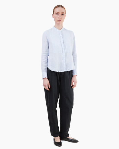 Finamore Women's Luce Linen Shirt in Stripe