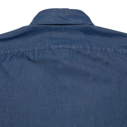 Finamore Tokyo Luigi Denim Shirt in Blue