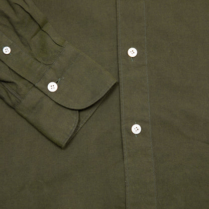 Finamore Tokyo Luigi Shirt in Olive Green