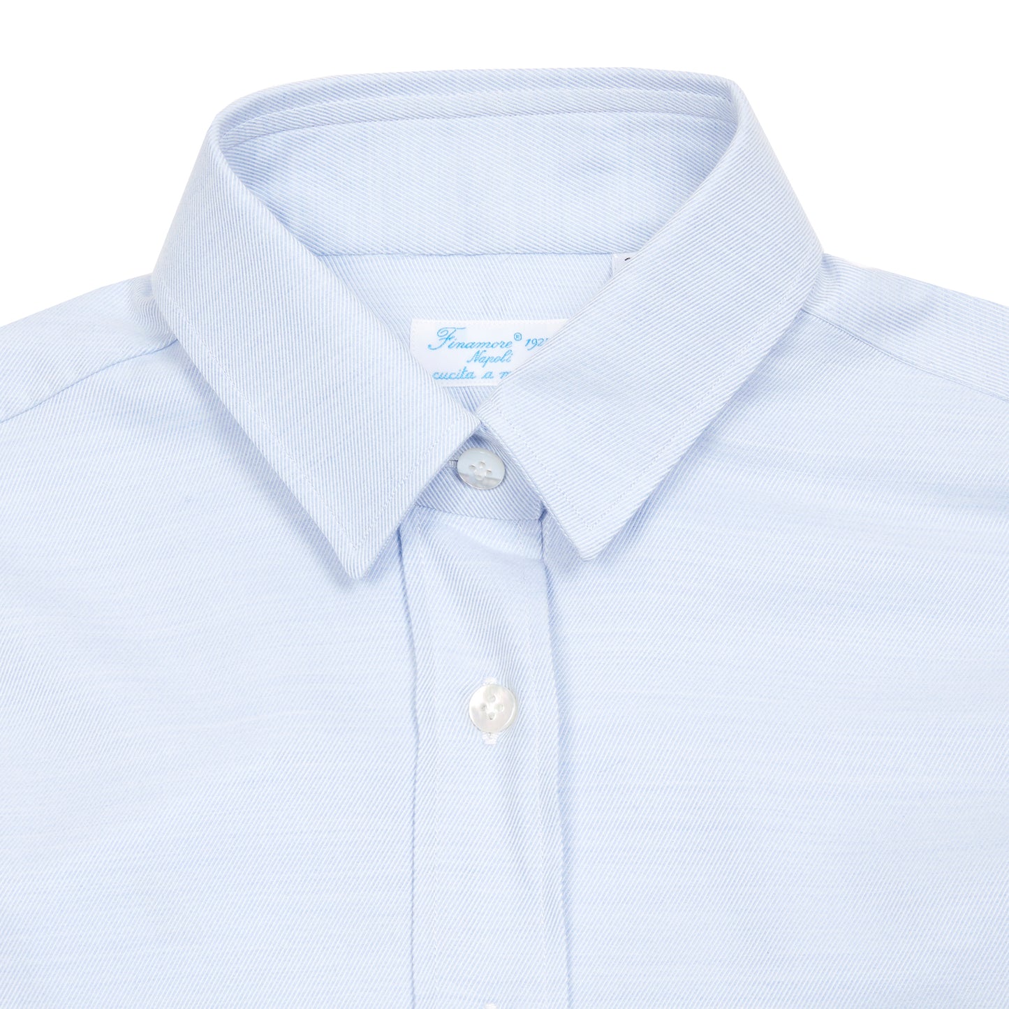 Finamore Women's Valeria Celia Shirt in Light Blue 2