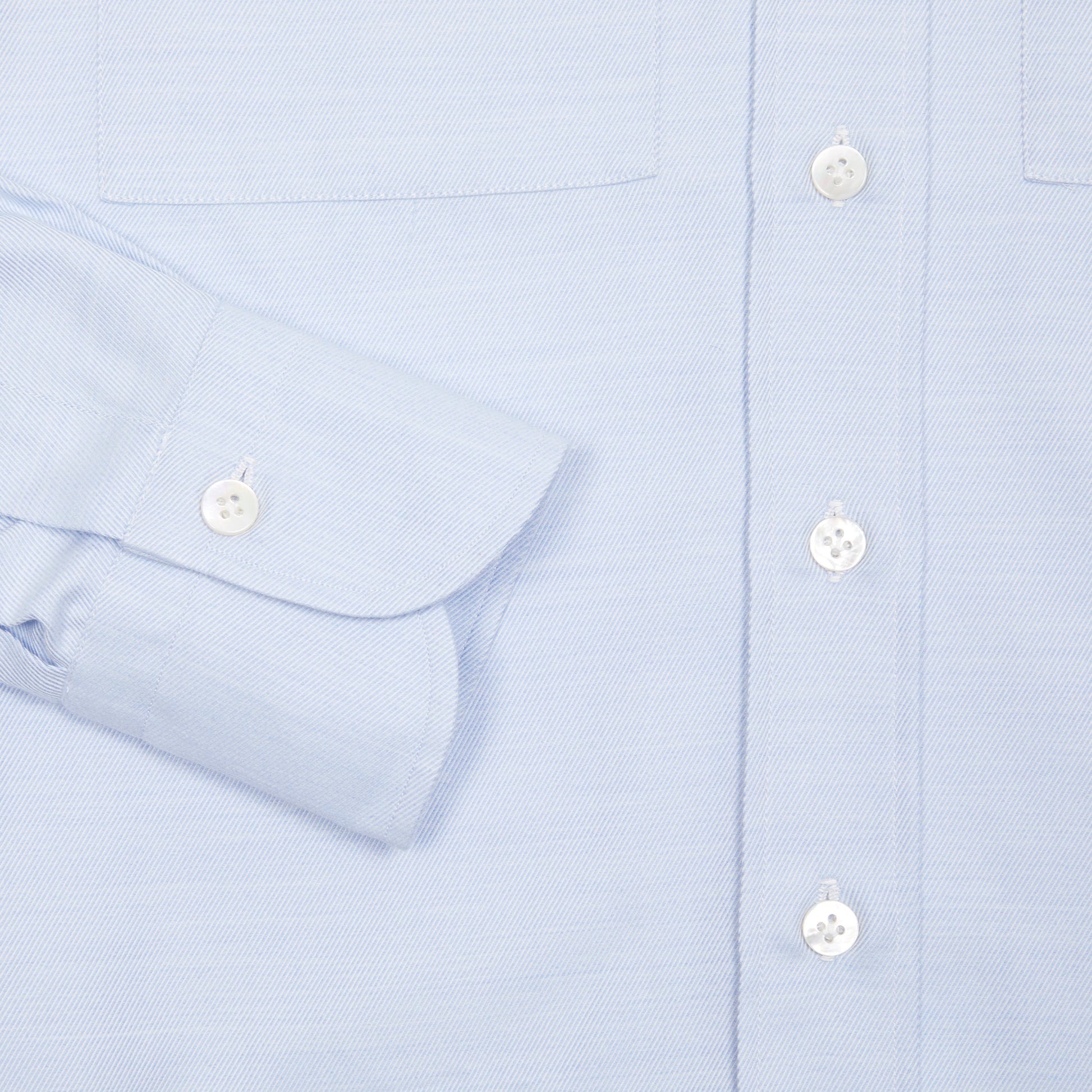 Finamore Women's Valeria Celia Shirt in Light Blue 3