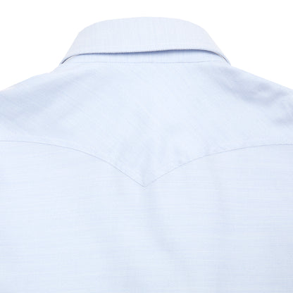 Finamore Women's Valeria Celia Shirt in Light Blue 4