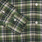 Finamore Gaeta Luigi Cotton Shirt in Green Check