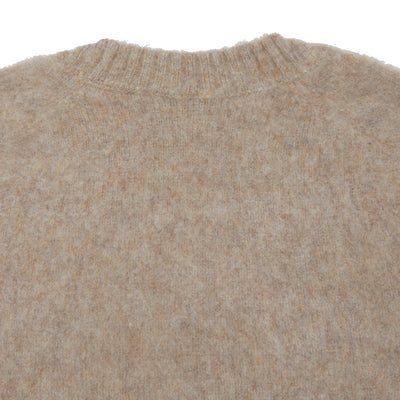 Finamore Jesolo Cashmere Knit Jumper in Oatmeal