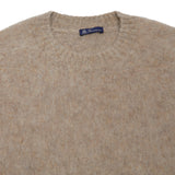 Finamore Jesolo Cashmere Knit Jumper in Oatmeal