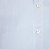 Finamore Giglio Short Sleeve Shirt in Light Blue Stripe
