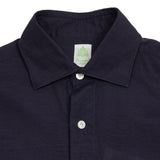 Finamore Gaeta Luigi Cotton/Linen Shirt in Navy 3