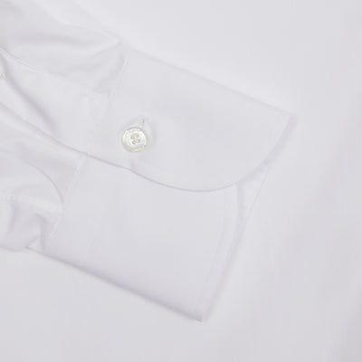 Finamore 170 Pocket Shirt in White 2