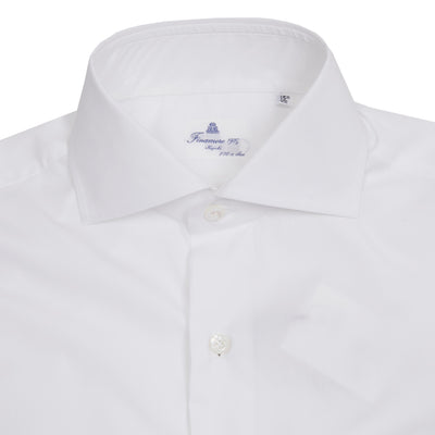 Finamore 170 Pocket Shirt in White 3