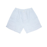 Finamore Marino Linen Shorts in Light Blue