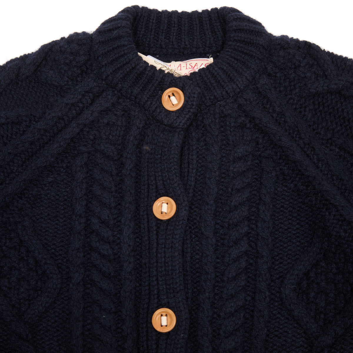 GRP Women's Casa Isaac Cable Knit Cardigan in Blue