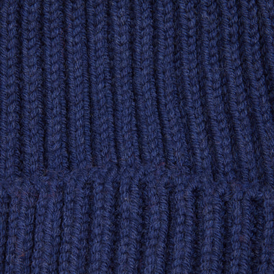 GRP Merino Chunky Knit Beanie in Indigo