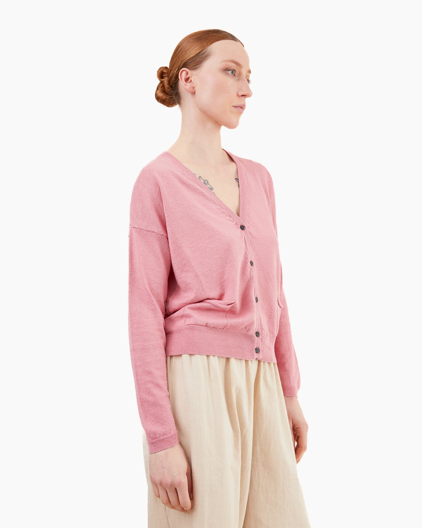 GRP Women's Casa Isaac Cardigan in Pink