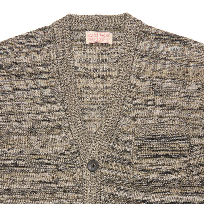 GRP Casa Isaac Linen Cardigan in String Flamme