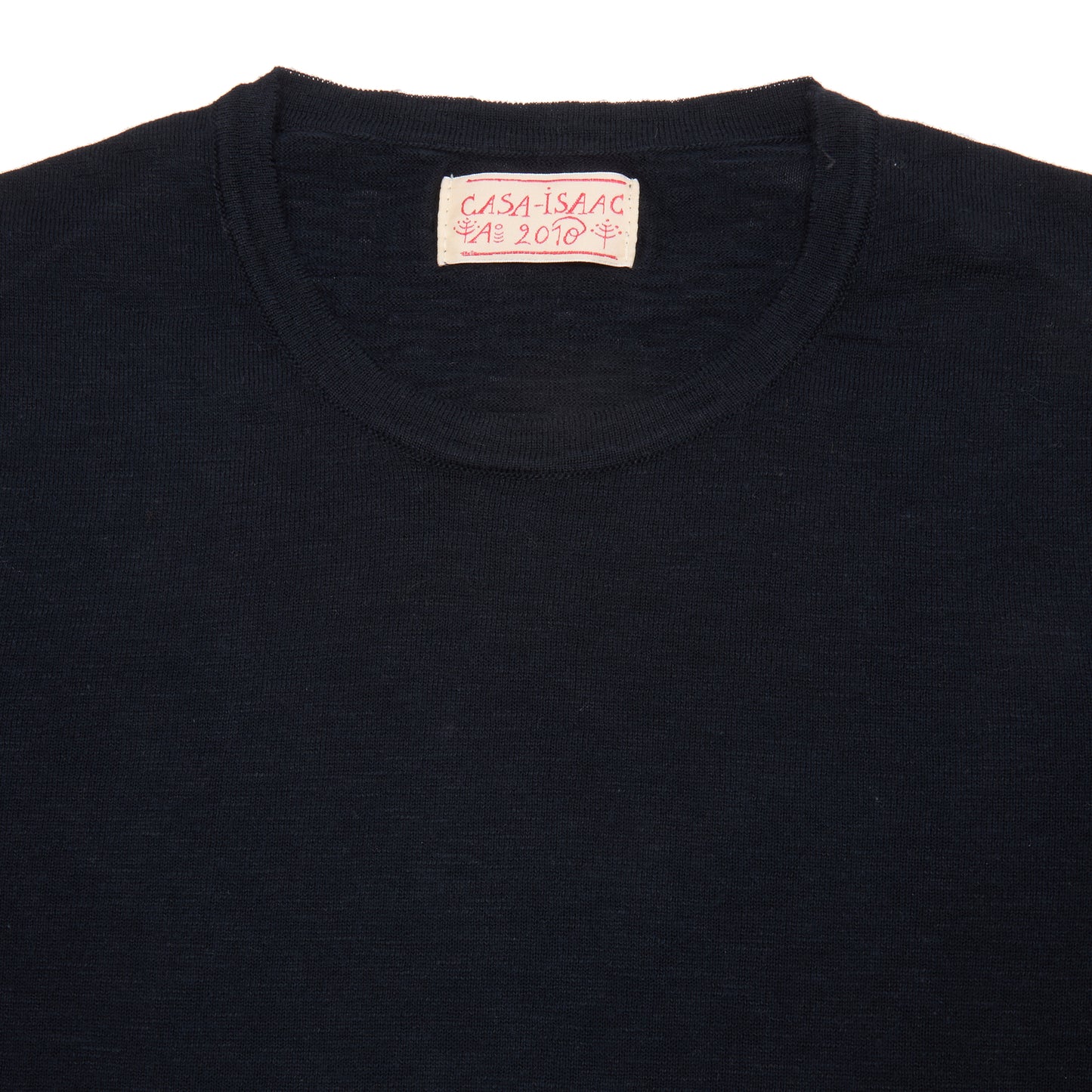 GRP Casa Isaac Short Sleeve Cotton T-shirt in Navy