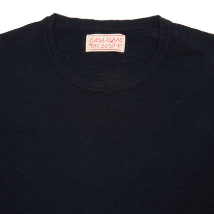 GRP Casa Isaac Short Sleeve Cotton T-shirt in Navy