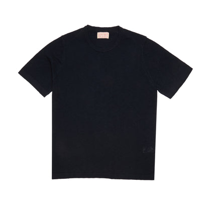 GRP Casa Isaac Short Sleeve Cotton T-shirt in Navy