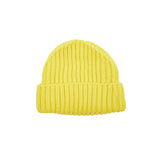 GRP Chunky Knit Beanie in Yellow.