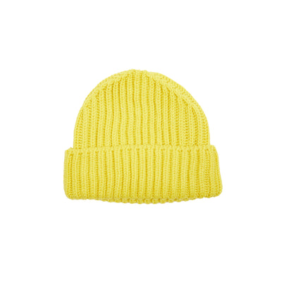 GRP Chunky Knit Beanie in Yellow.