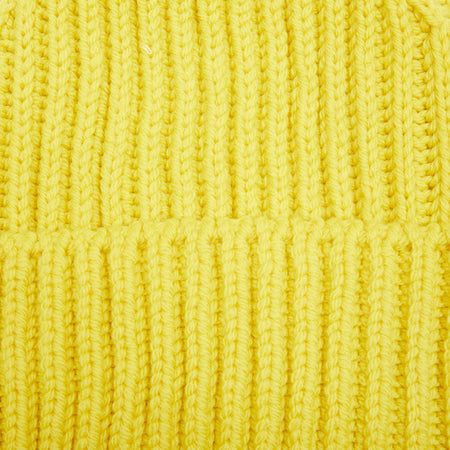 GRP Chunky Knit Beanie in Yellow.