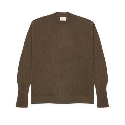 GRP Casa Isaac Crewneck Jumper in Hemp Brown