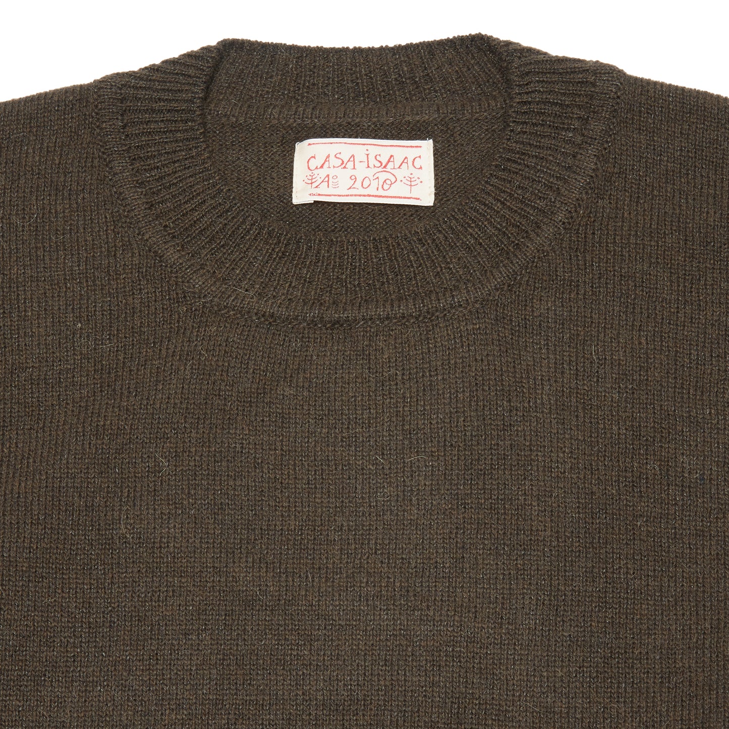 GRP Casa Isaac Crewneck Jumper in Hemp Brown