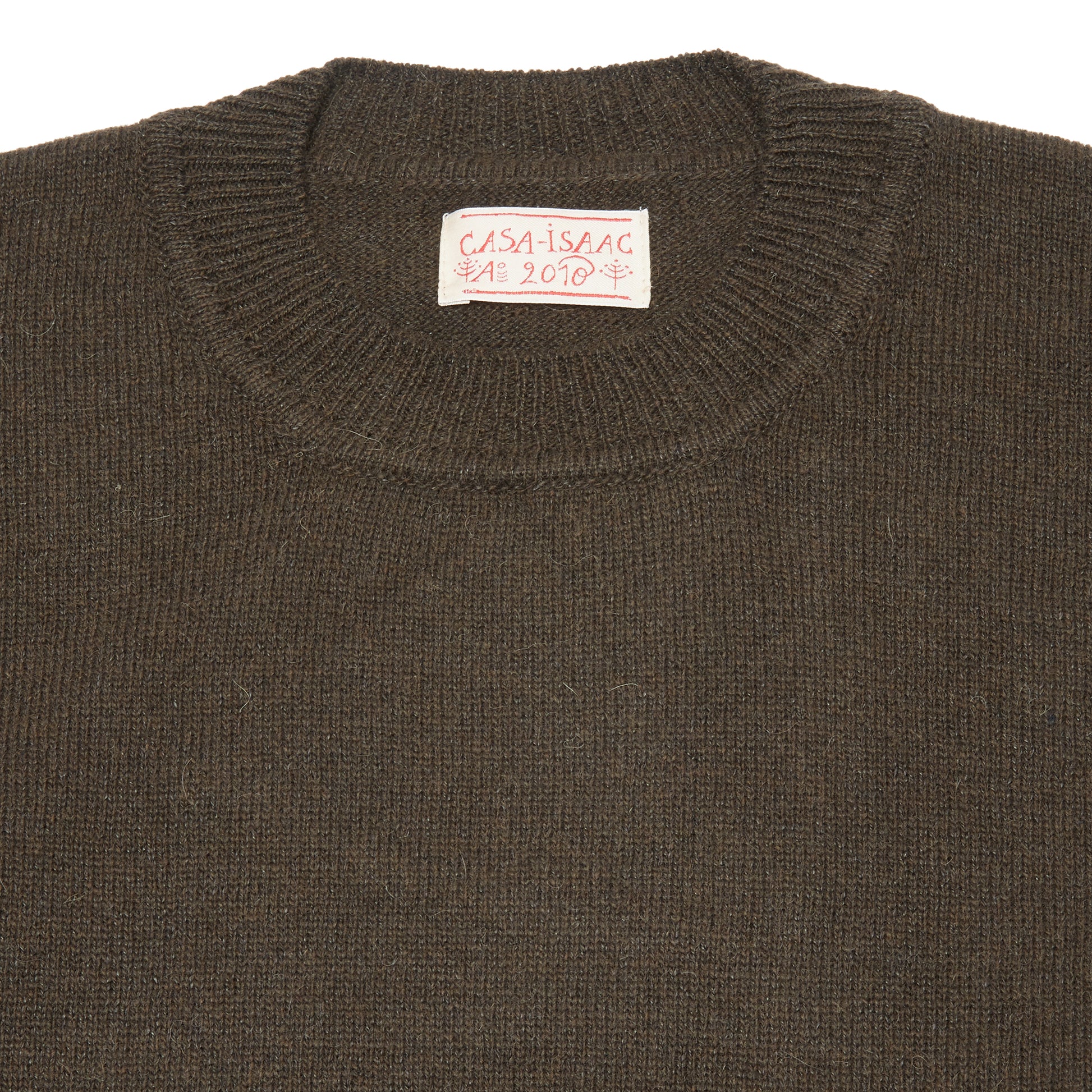 GRP Casa Isaac Crewneck Jumper in Hemp Brown