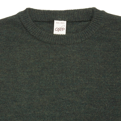 GRP Merino Crew Neck Jumper in Dark Green