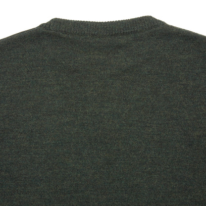 GRP Merino Crew Neck Jumper in Dark Green