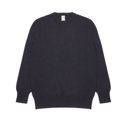 GRP Merino Crew Neck Jumper in Night Blue
