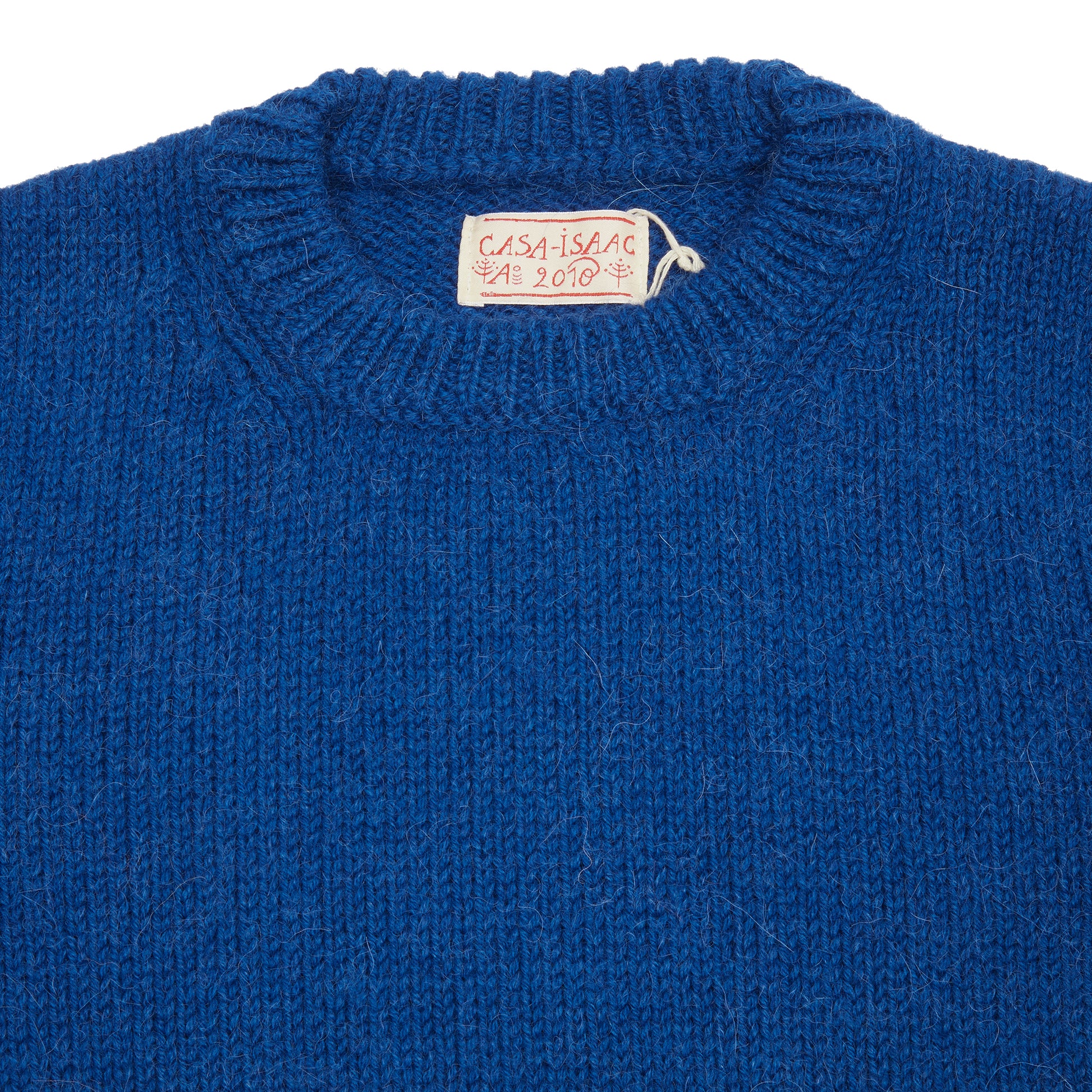 GRP Casa Isaac Crew Neck Jumper in Royal Blue