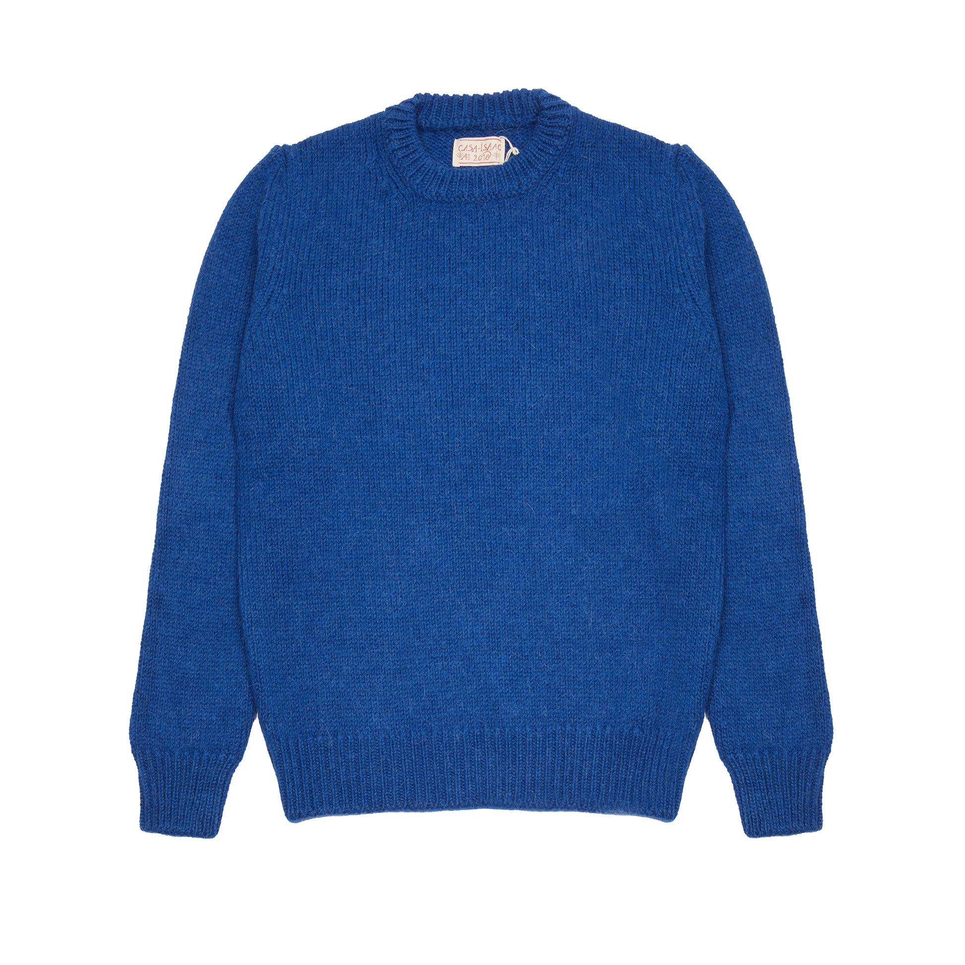 GRP Casa Isaac Crew Neck Jumper in Royal Blue