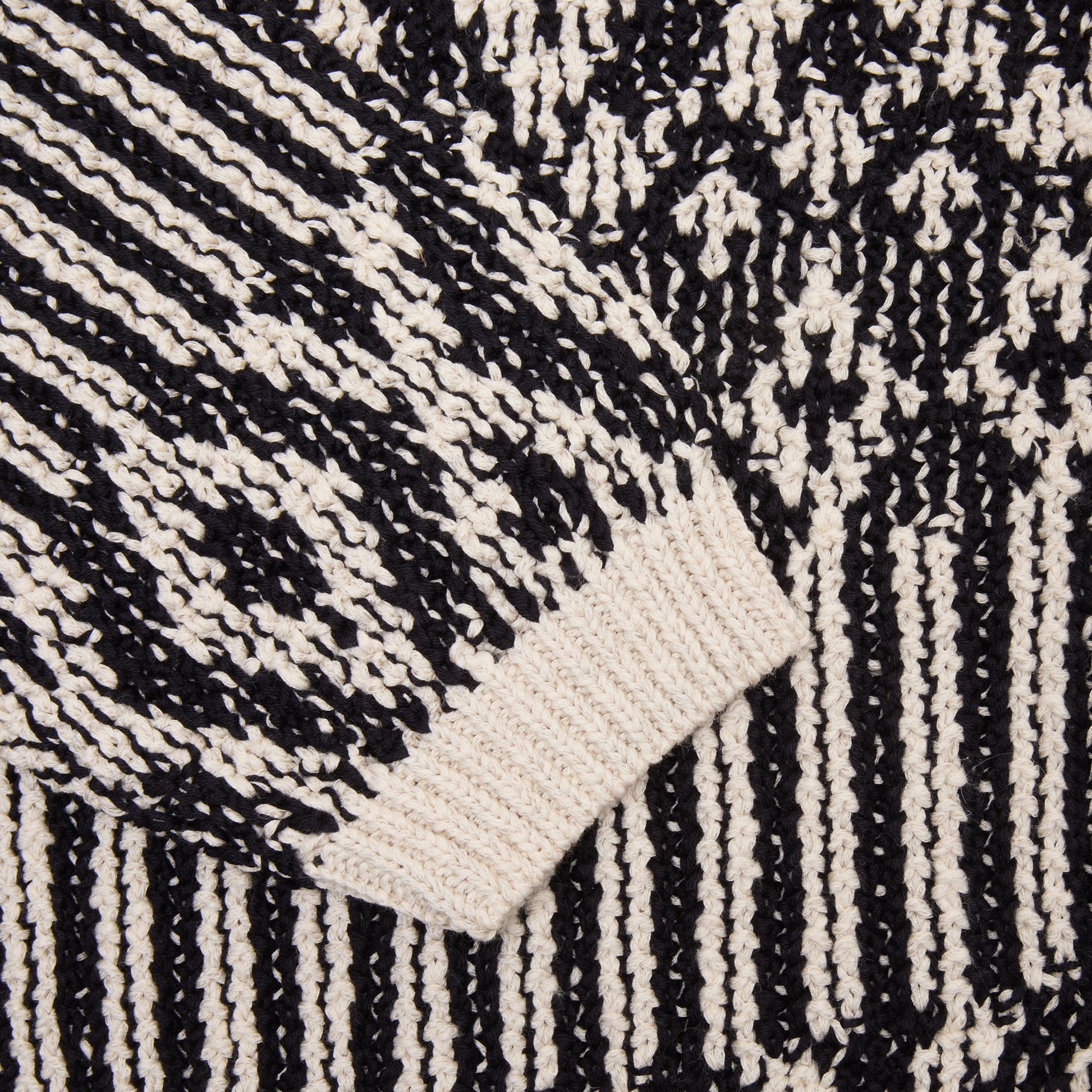 GRP Casa Isaac Folk Cardigan in Navy/Ecru