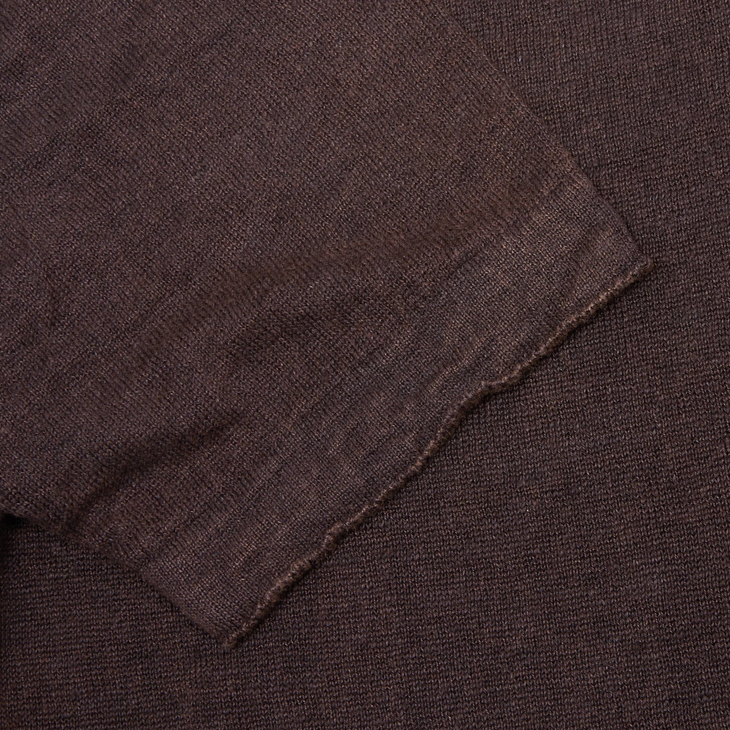 GRP Linen Short Sleeve Polo in Brown
